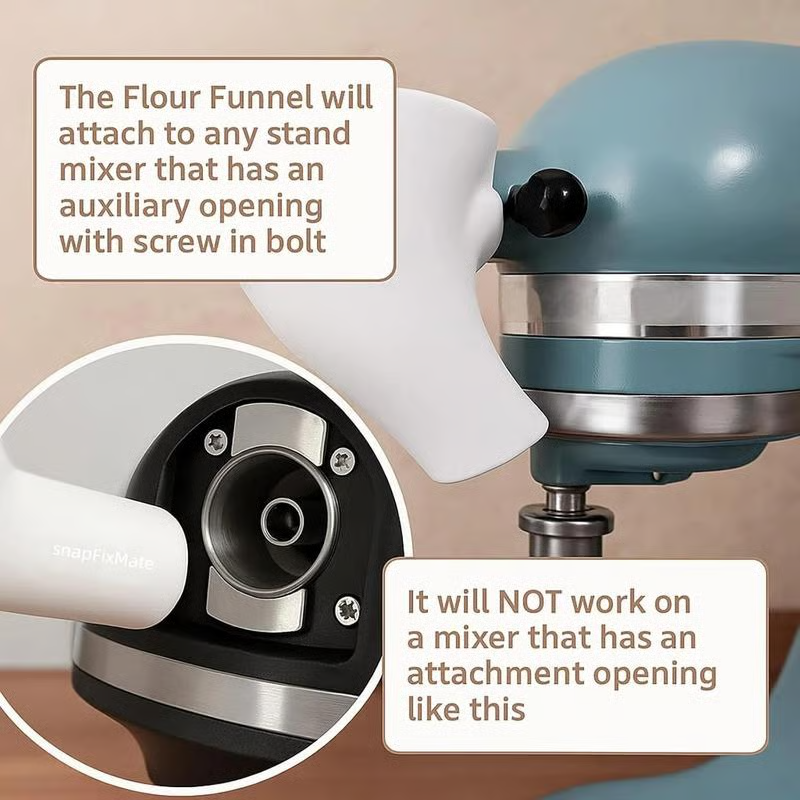 🔥SISTA DAGEN 50% RABATT - ✨Mjöltratt för Kitchen Aid Köksassistent