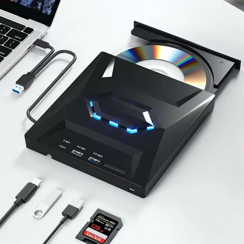 UltraRead | 7-i-1 USB Blu-ray- och DVD-spelare