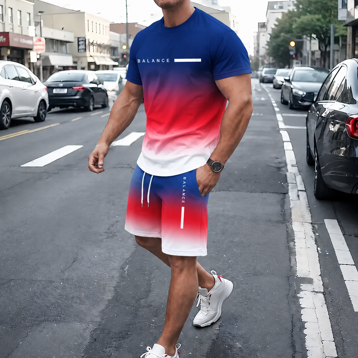 VibeSet – Gradient Athleisure 2-delat set