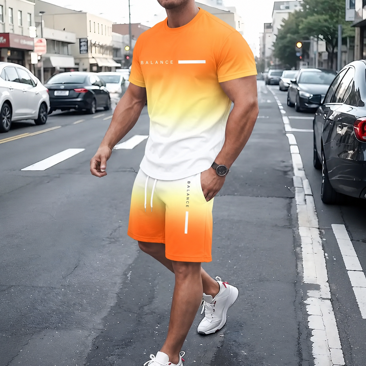 VibeSet – Gradient Athleisure 2-delat set