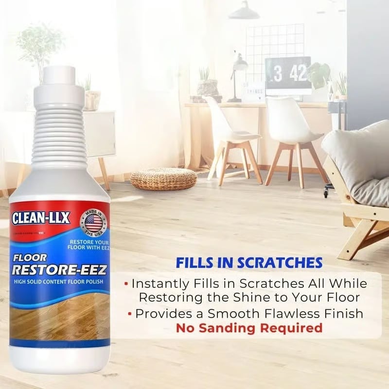 🔥Sista dagen med 50 % rabatt – ✨🧴 Clean-llx Golvförnyare – Glans och skydd direkt 🏠