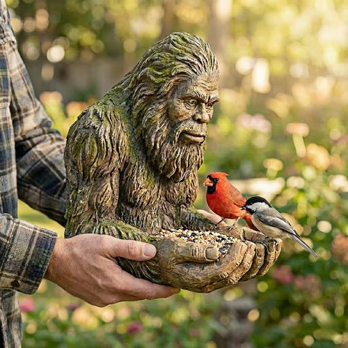 SasquaFeeder – Fågelmatare med Bigfoot-tema