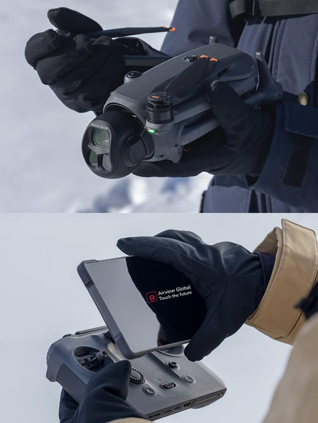 Nästa generations AirView Pro 4: Drönare med trippelkamera för nybörjare och proffsiga foton