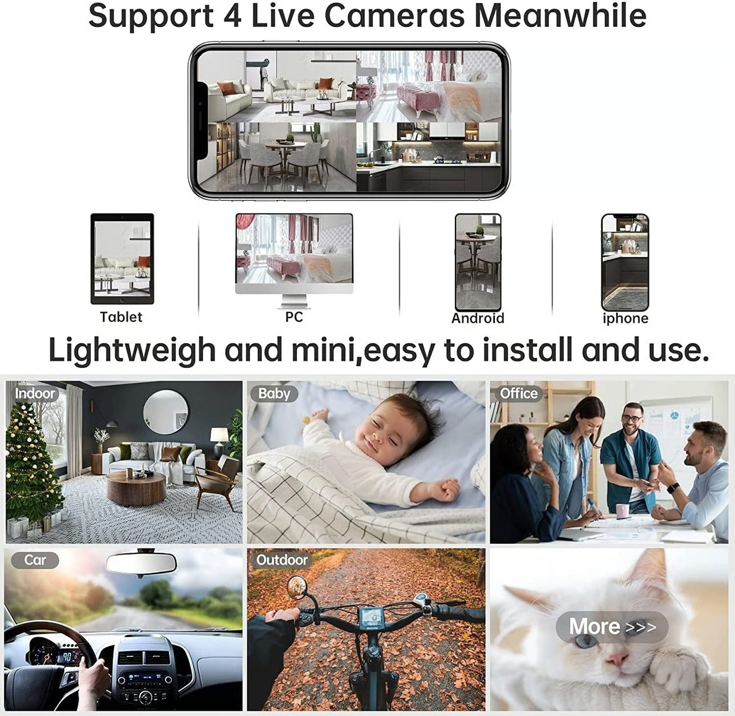 SecureSight – Mini 1080P WiFi-kamera