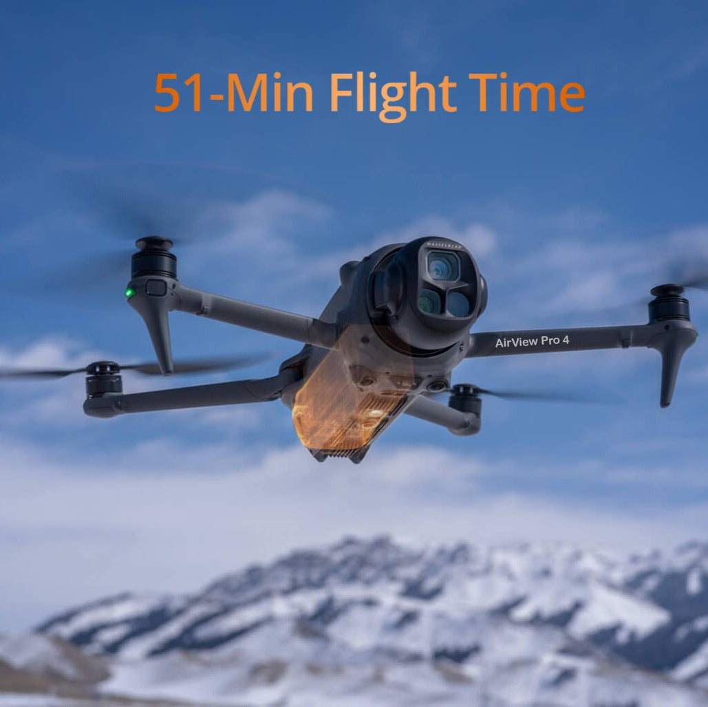 Nästa generations AirView Pro 4: Drönare med trippelkamera för nybörjare och proffsiga foton